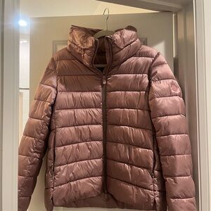 SAVE THE DUCK Mauve Puffer Jacket